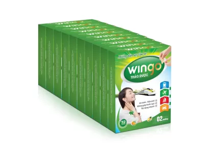 Miếng Dán Say Xe Wingo Xanh Lá Lốc 10 Hộp